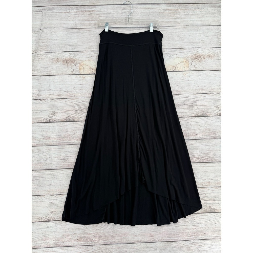 Fresh‎ Produce High Low Skirt Women S Black Jersey Knit Maxi Coastal